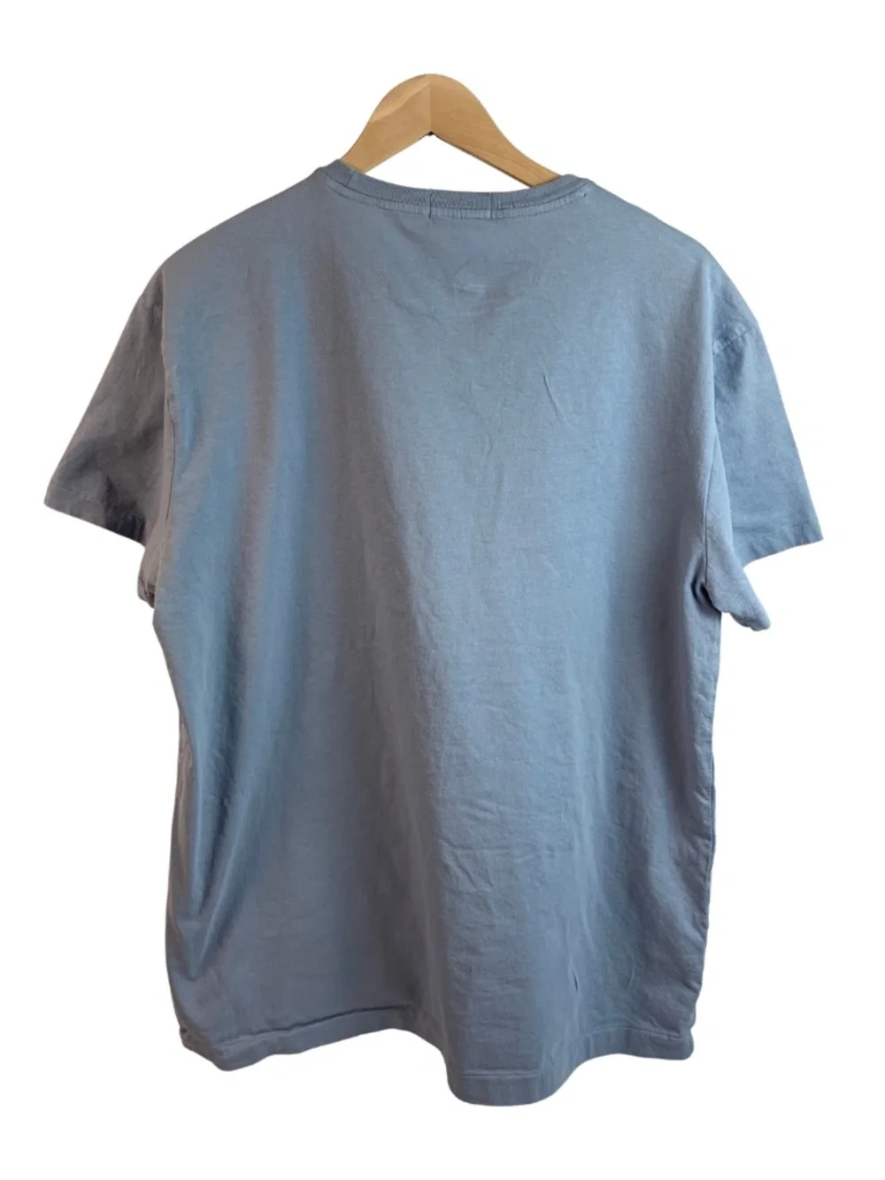 Polo Ralph Lauren Light Blue Short Sleeve Polo Bear Shirt L Classic Fit Preppy